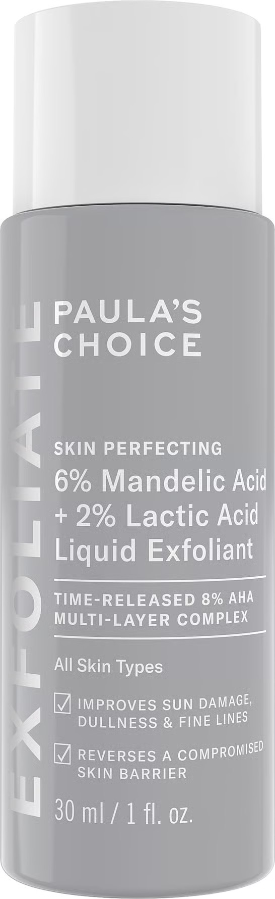 Paulas Choice Skin Perfecting 6% Mandelic Acid + 2% Lactic Acid Liquid Exfoliant